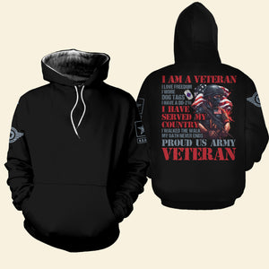 Veteran I Have Served My Country, Personalized 3D AOP Shirt, Soldier American Flag 03acdt070823 - AOP Products - GoDuckee