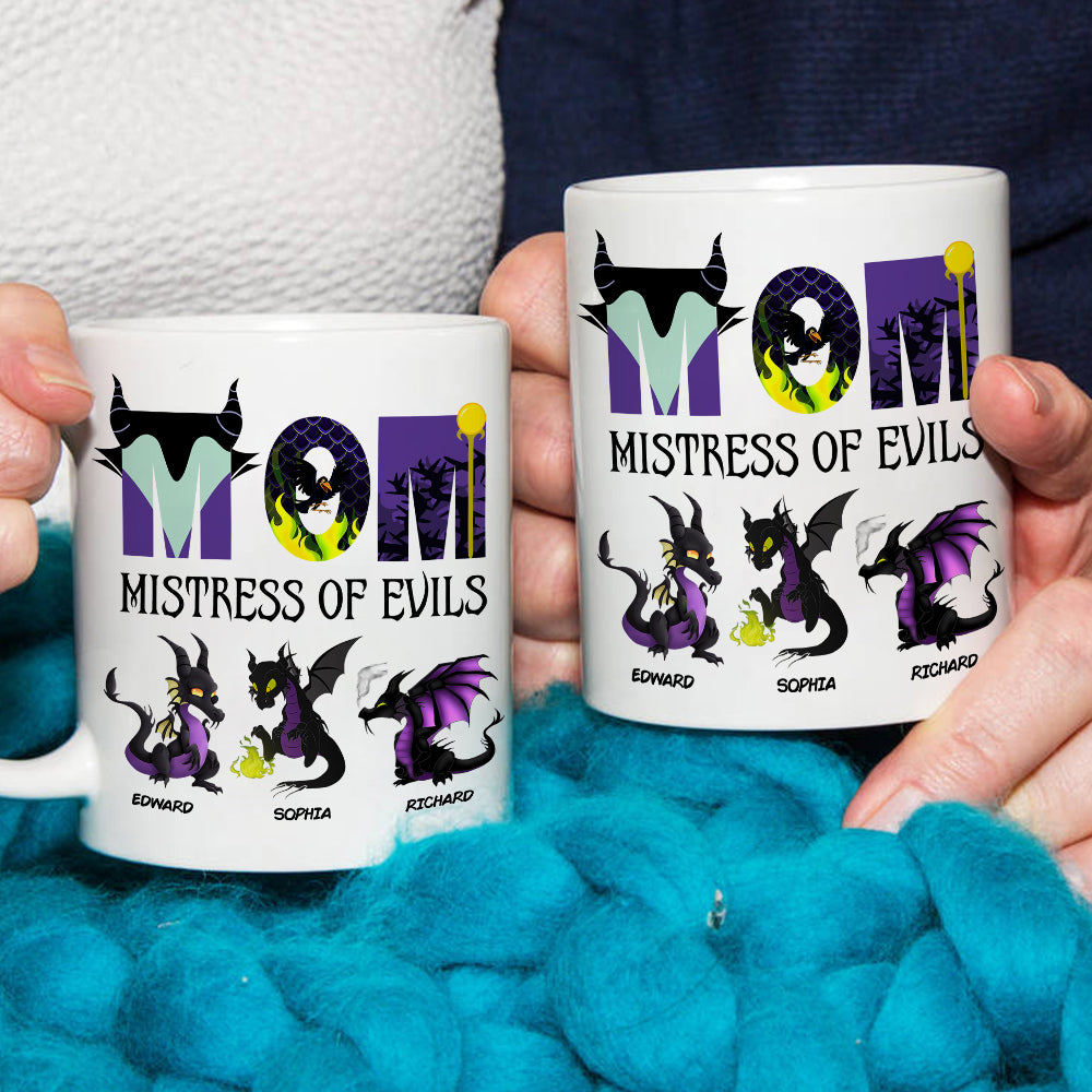 Evil Mom- DR-WHM-04qhdt040523 Personalized Coffee Mug - Coffee Mug - GoDuckee
