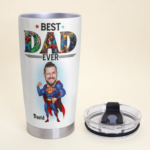 Custom Photo Gifts For Dad Tumbler 032hutn220224 Father's Day - Tumbler Cups - GoDuckee