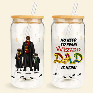 Personalized Gifts For Mom Glass Can Wizard Mom Is Here 06HUDT220324TM - Drinkware - GoDuckee