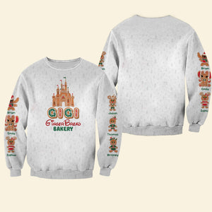 Family Ginger Bread Bakery, 02ACDT051023 Personalized Shirt, Christmas Gift For Family - AOP Products - GoDuckee