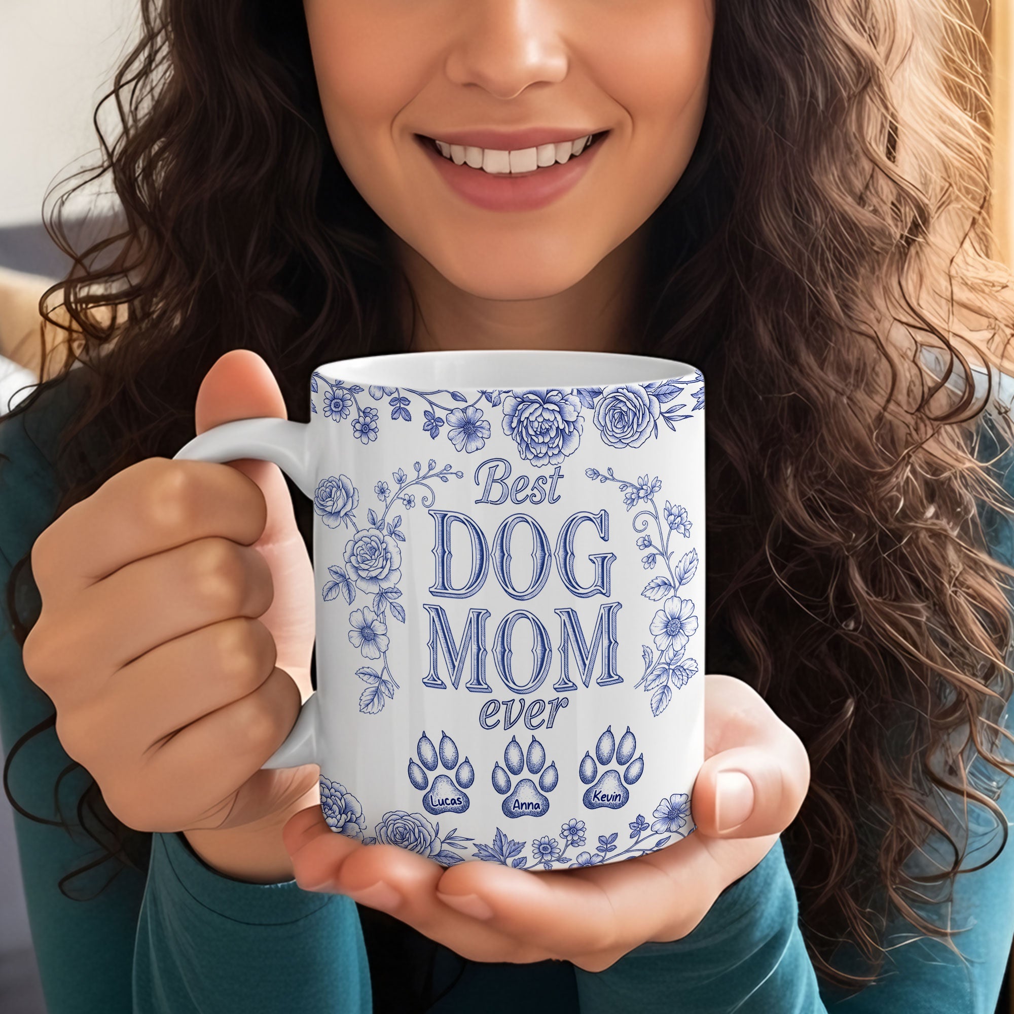 Dog Mom Coffee Mug - Personalized Gifts For Dog Lovers 03pgti160725 - Coffee Mug - GoDuckee
