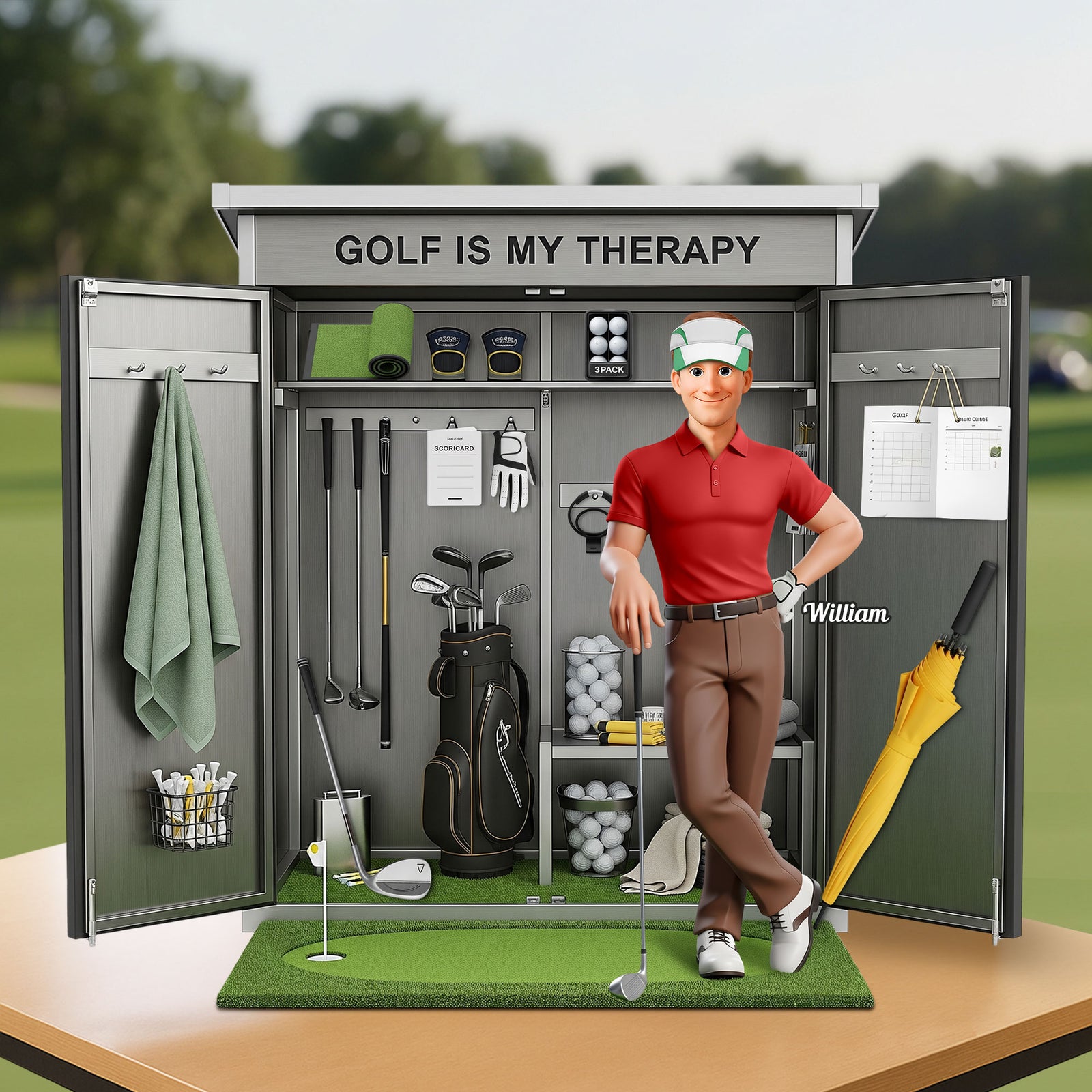 Golf Plaque - Personalized Gifts For Golf Lovers 05ohti160625 - Shaped Plaques - GoDuckee