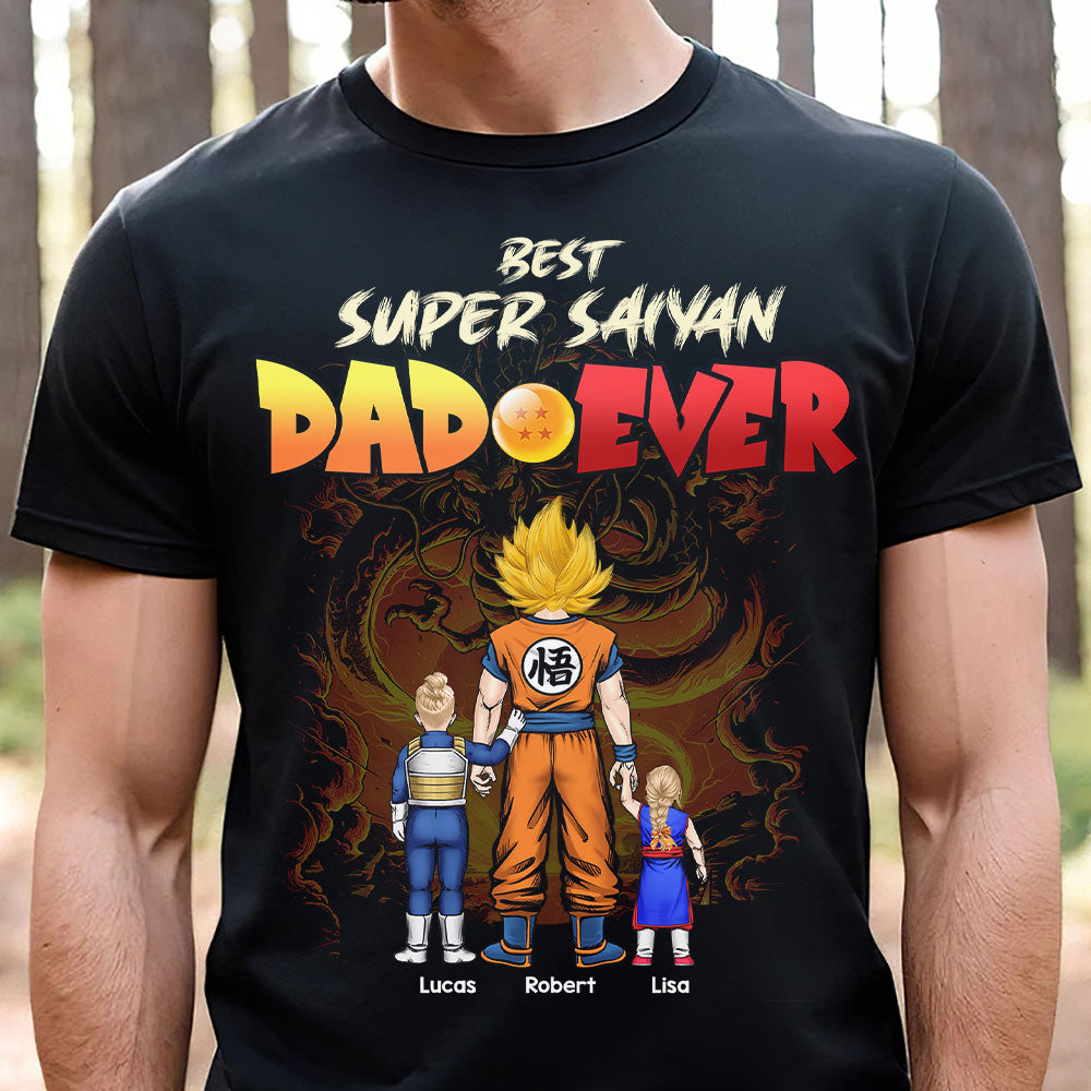 Best Dad Ever Personalized Shirt 03HUTI310523HH GRER2005 - Shirts - GoDuckee