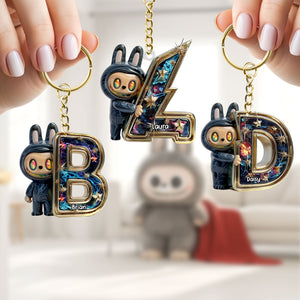 Monster Fans Keychain - Custom Letter Gifts 04tgti200625 - Keychains - GoDuckee