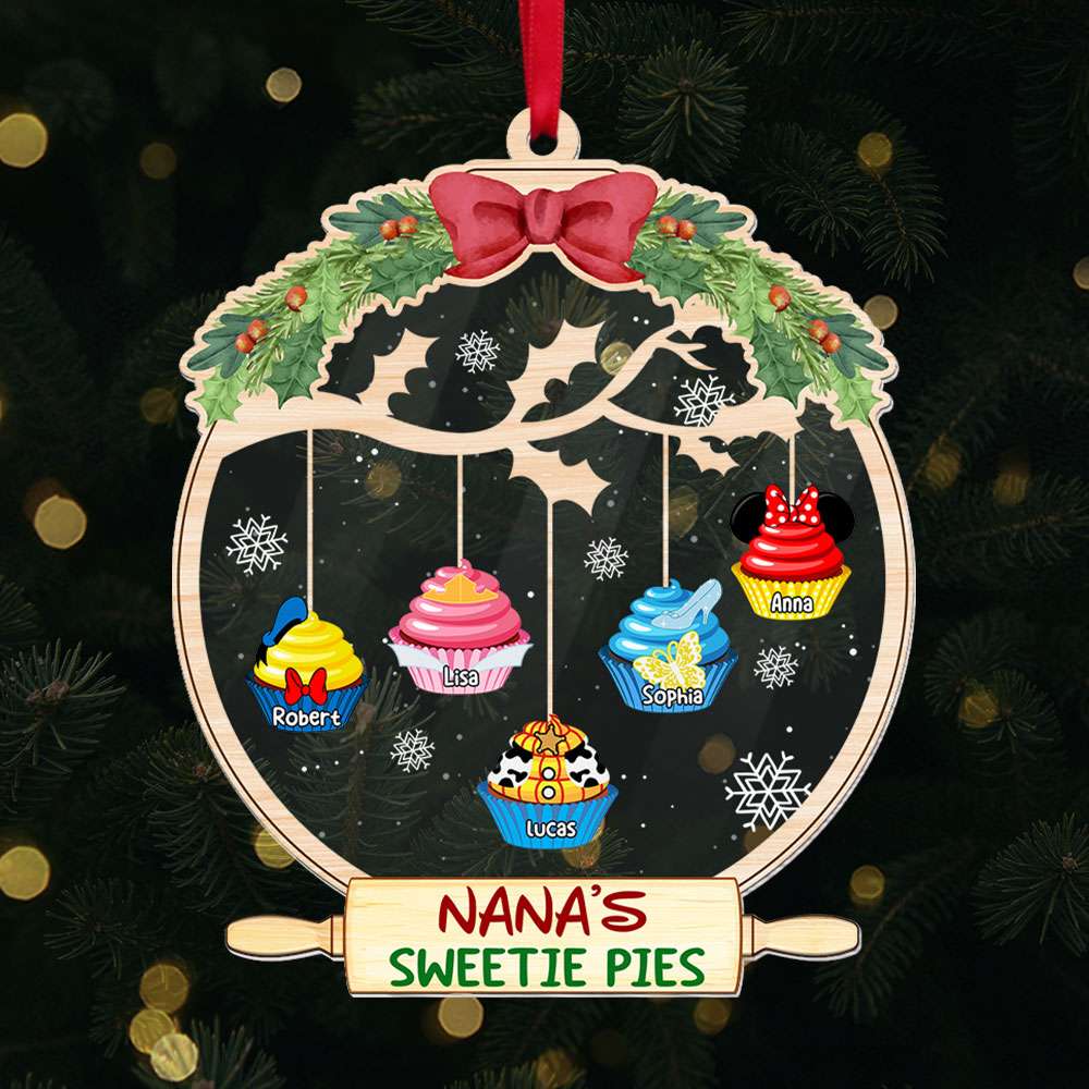 Personalized Christmas Gifts For Grandparents Acrylic Ornament 05TOTI240724 - Ornament - GoDuckee