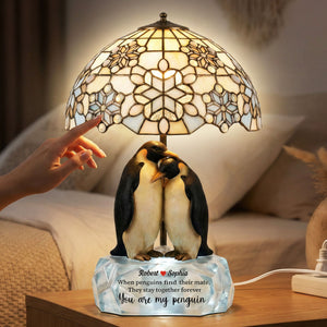 Always Us Penguin Acrylic Light Box – Personalized Gifts For Couples 05NATI100226 - Light Box - GoDuckee