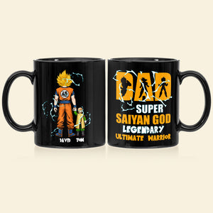 The Power Of Family 03QHDT051223HH Personalized Coffee Black Mug, Gifts For Dad - Coffee Mug - GoDuckee