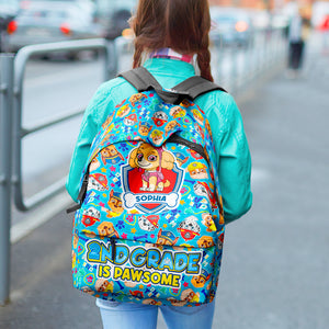 Cute Back To School Backpack - Personalized Gifts For Kids 01huti170625 - Backpack - GoDuckee