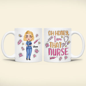 Personalized Gifts For Nurse Coffee Mug 03NATI190624HH - Coffee Mug - GoDuckee