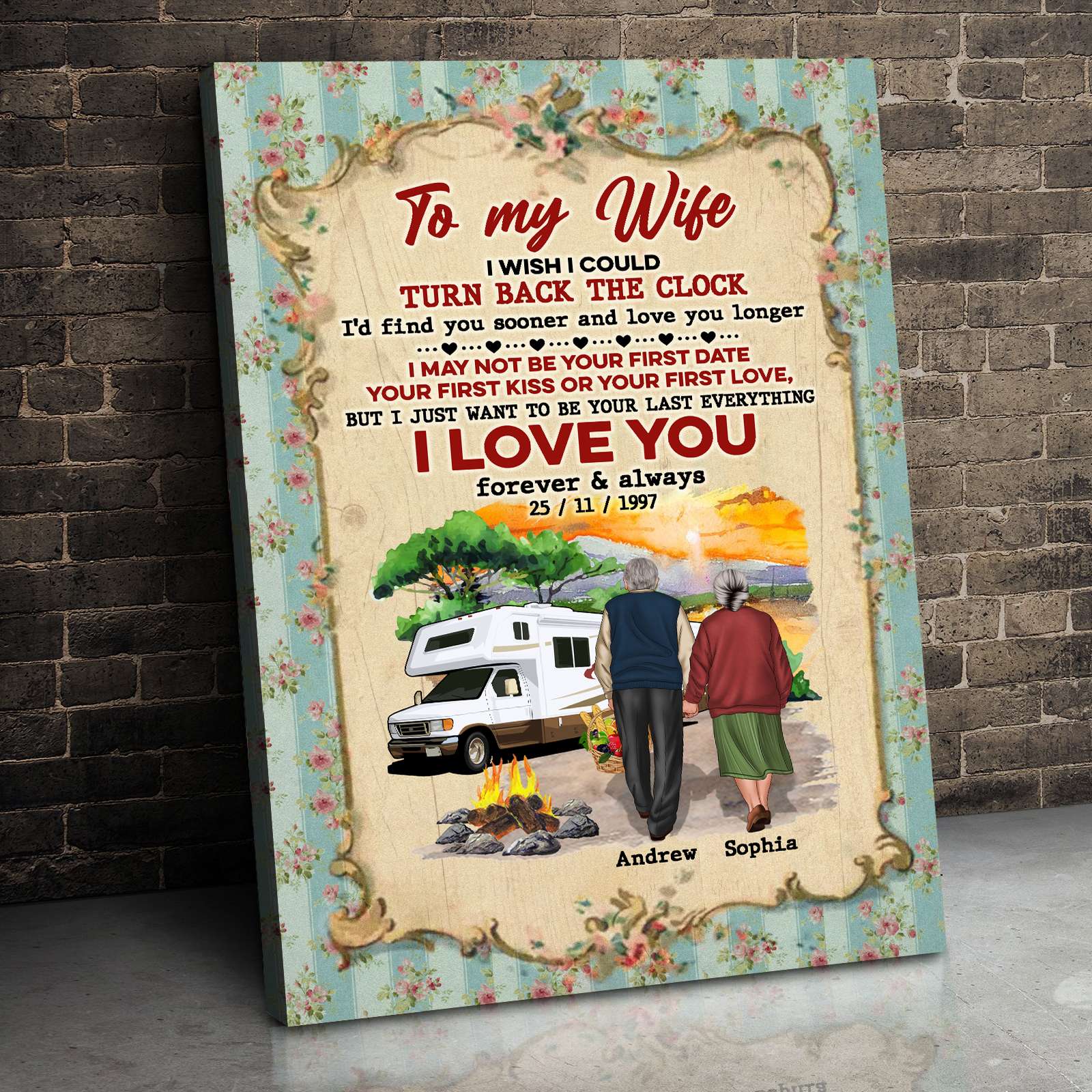 Couple Hand In Hand Forever, Universary Personalized Canvas Poster - Poster & Canvas - GoDuckee