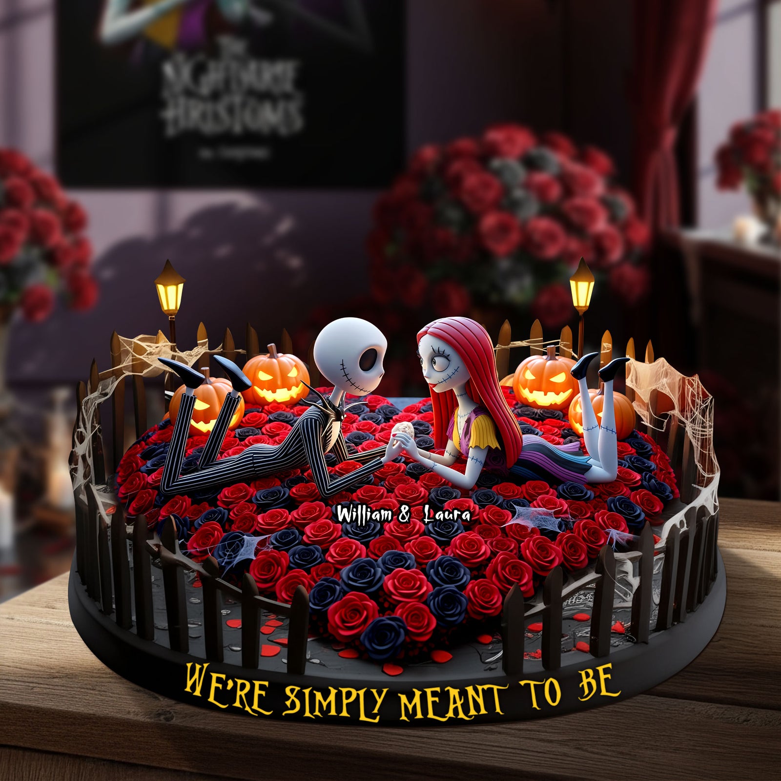 Horror Couple Plaque - Personalized Gifts For Couple 04toti090625 - Shaped Plaques - GoDuckee