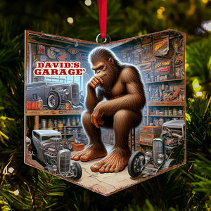 Personalized Big Foot Garage Christmas Ornament 03OHTI280924 - Ornament - GoDuckee