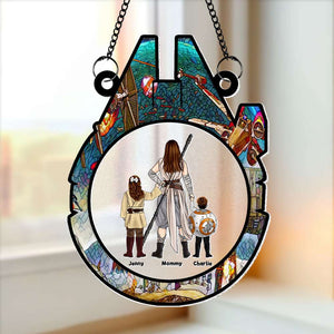 Personalized Gifts For Mom Suncatcher Ornament 02ohti220225hg - Ornament - GoDuckee