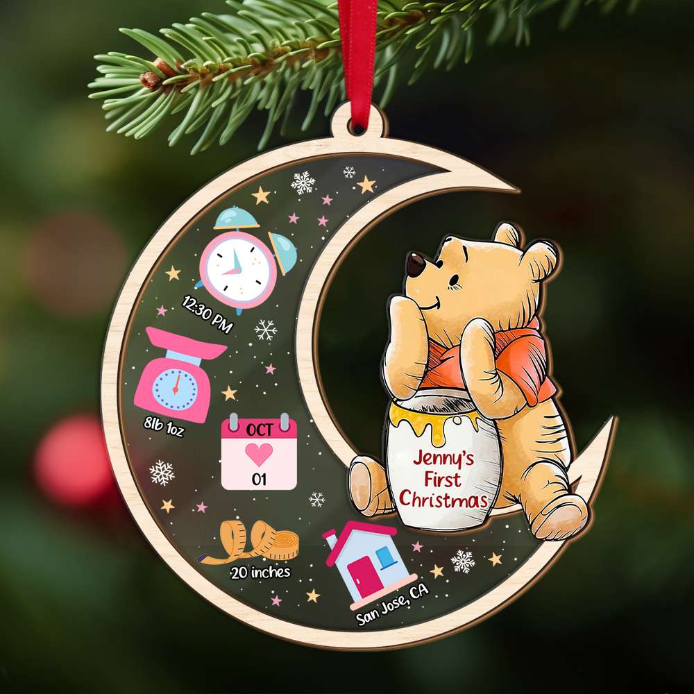 Personalized Gifts For Baby's First Christmas Ornament 03NATI270824 - Ornament - GoDuckee