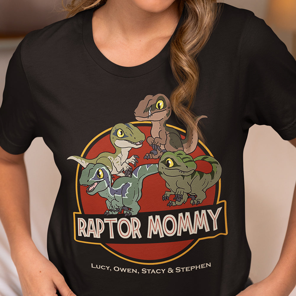 Personalized Gifts For Mom Shirt Raptor Mommy 01HULI050523 - Shirts - GoDuckee