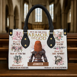 Knight Woman Leather Bag - Personalized Gifts For Her 04nati110725 - Leather Bag - GoDuckee