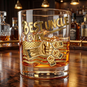 Power Fist Drinking Glass - Personalized Gifts For Uncles 052ohti220526 - Glass - GoDuckee