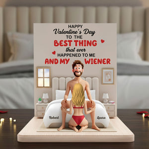 Couple The Best Thing Acrylic Plaque - Personalized Gifts For Couple 03kiti121225 - Shaped Plaques - GoDuckee