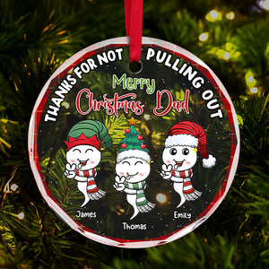 Personalized Gifts For Dad Christmas Ornament 04OHTI071024 - Ornament - GoDuckee