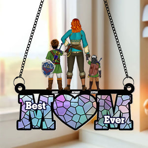 Personalized Gifts For Mom Suncatcher Window Hanging Ornament03ohti240424hg Mother's Day - Ornaments - GoDuckee