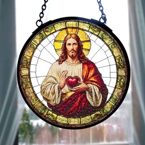Personalized Gifts For Jesus Lover Stained Glass Easter Day 02xqti060125 - Ornament - GoDuckee