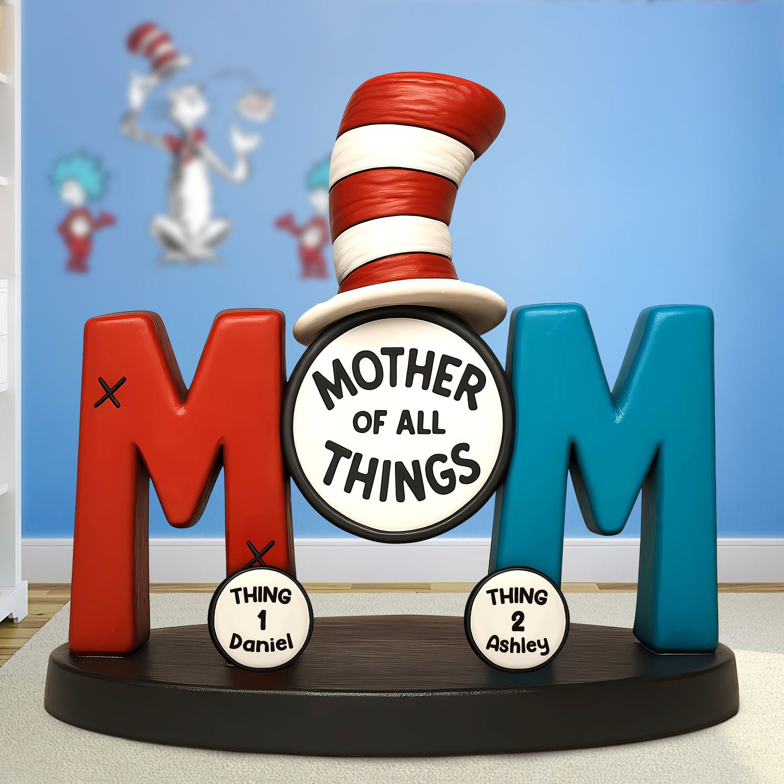 Things Mom Plaque - Personalized Gifts For Mom 03nati180425 - Shaped Plaques - GoDuckee