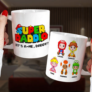 It's A-Me, Daddy, Personalized Mug, Gift For Family, 03huti220523ha - Coffee Mug - GoDuckee