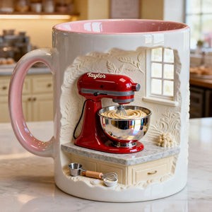 Cake Mixer Coffee Accent Mug - Personalized Gifts For Baker Coffee Mug 02KITI130125 - Coffee Mug - GoDuckee