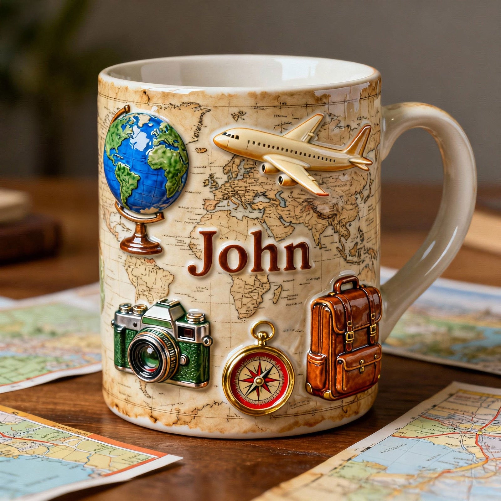 Travel Mug - Personalized Gifts For Travel Lovers 02hyti070126 - Coffee Mug - GoDuckee