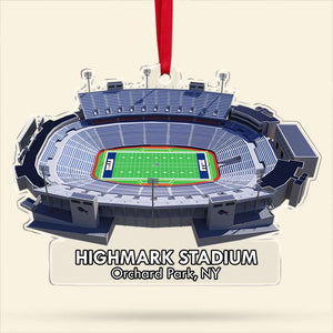 Personalized Gifts For American Football Fan Ornament, Football Stadium Field Ornament 03qhti161024 - Ornament - GoDuckee