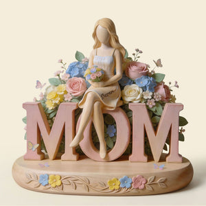 Blossom of Love Acrylic Plaque - Personalized Gifts For Moms 02pgti060426 - Shaped Plaques - GoDuckee