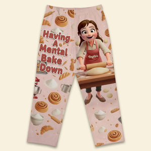 Baker Girl Pajama Pants - Personalized Gift For Baking Lover Pajama Pant 05NATI130126 - Pajama Pant - GoDuckee