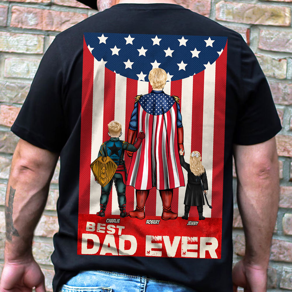 Personalized Gifts For Dad Shirt Best Dad Ever 021toti120425hg - Shirts - GoDuckee