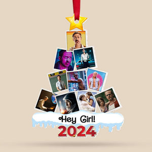 Custom Photo Gifts For Fans Christmas Ornament 035HUTI140824 - Ornament - GoDuckee