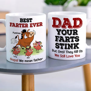 Dad Your Farts Stink Personalized Coffee Mug 05DNTI060623 - Coffee Mug - GoDuckee
