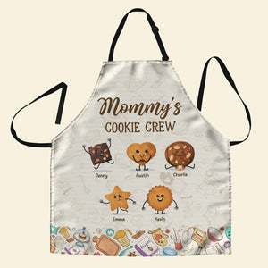 Personalized Gifts For Mom Aprons Mommy's Cookie Crew 02xqti010325 - Aprons - GoDuckee