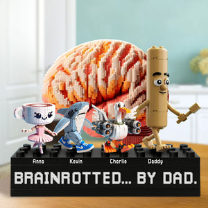 Brain Dad Plaque - Personalized Gifts For Dad 04ohti210525 - Shaped Plaques - GoDuckee