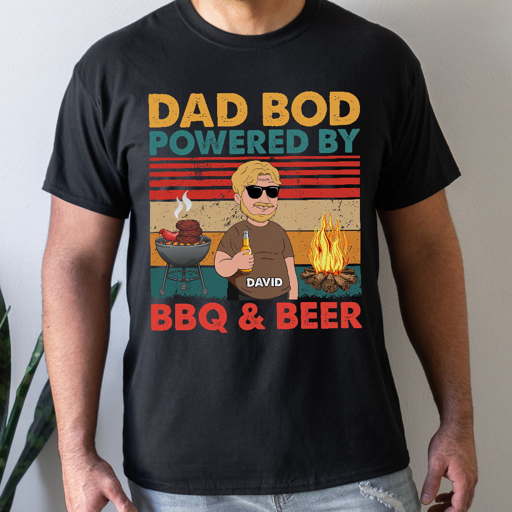 BBQ & Beer Dad 06DTDT240423TM Personalized Shirt Hoodie Sweatshirt - Shirts - GoDuckee