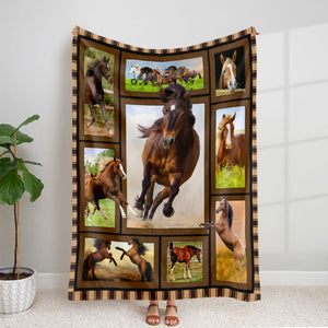 Personalize Gifts For Horse Lover Blanket 051qhti030125 - Blanket - GoDuckee