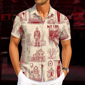 Horror Character Hawaiian Shirt - Personalized Gifts For Horror Lovers 04ohti120625 - Hawaiian Shirts - GoDuckee