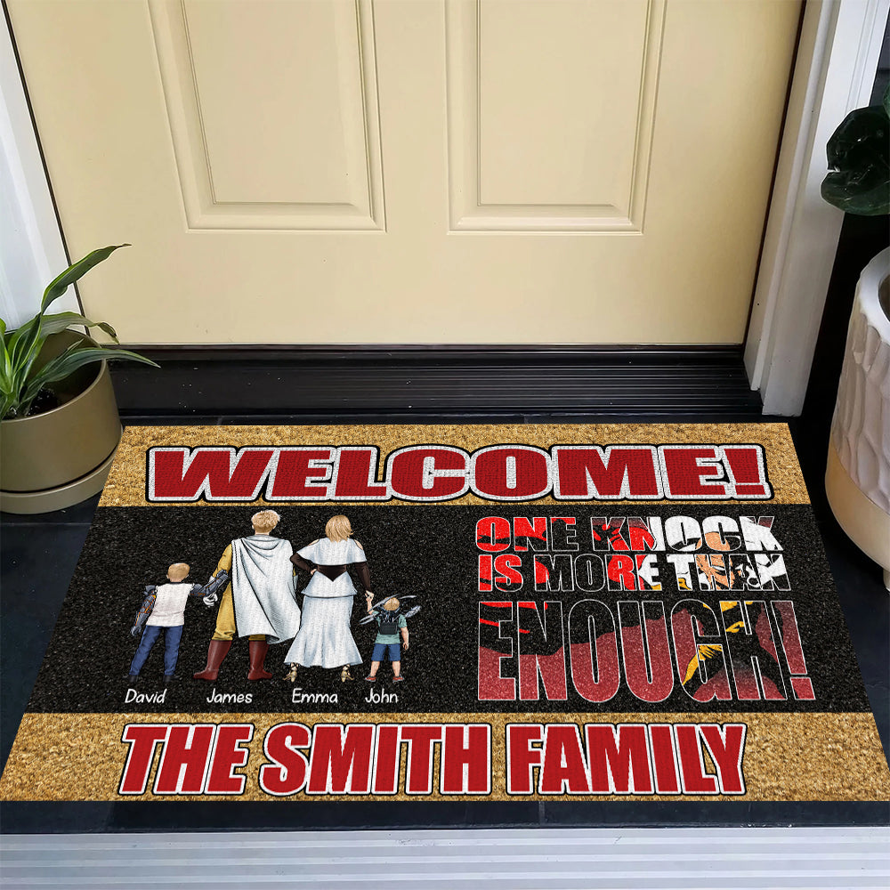 Personalized Gifts For Family Doormat 05TODC040624HH - Doormats - GoDuckee