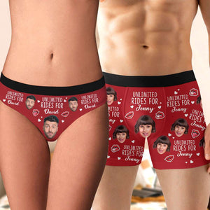 Personalized Gifts For Couple Boxers And Briefs Custom Photo 04XQTI100724 - Boxer Briefs - GoDuckee