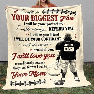 I Will Always Be Proud Of You, Personalized Blanket, Gift For Football Kids - Blanket - GoDuckee