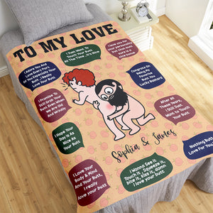 Personalized Gifts For Couple Blanket 04OHDC220624HH - Blanket - GoDuckee
