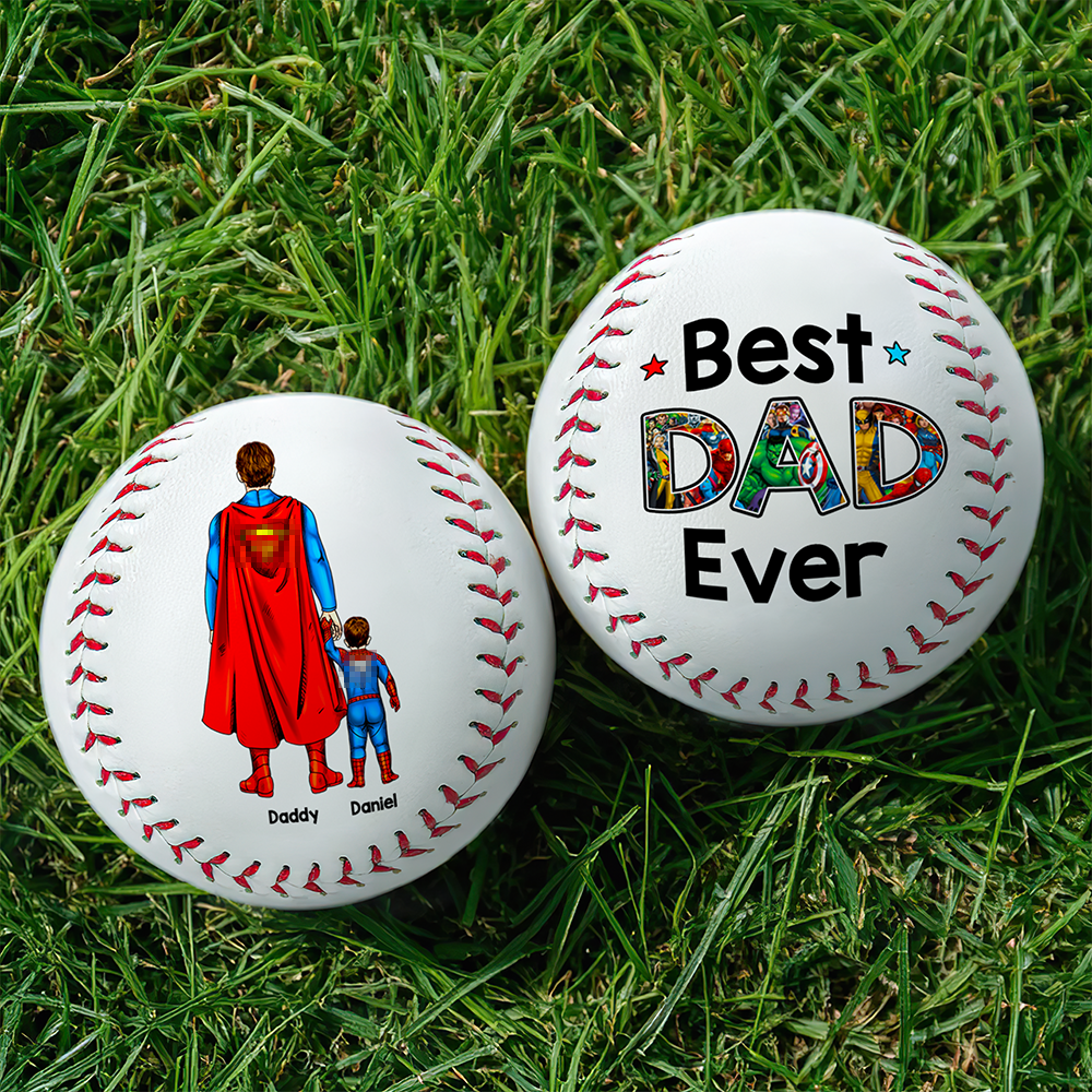 Super Dad Baseball - Personalized Gift For Dad 01ACHU290425PA - Baseball - GoDuckee