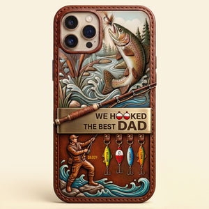Reel Cool Fishing Dad Phone Case - Personalized Gifts For Dads 01PATI300426 - Phone Case - GoDuckee