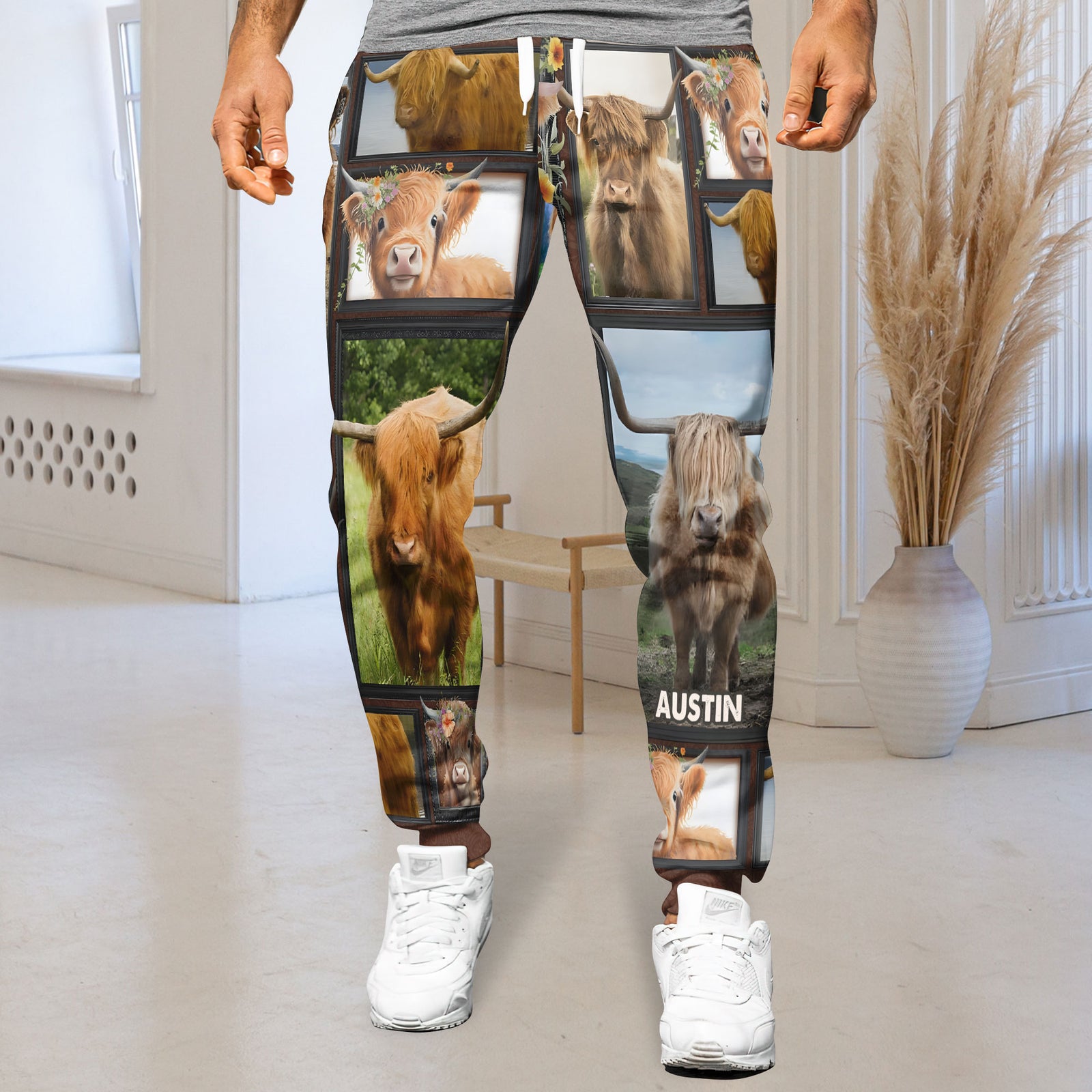 Personalized Gifts For Highland Cow Lover Sweatpants 022qhti311224 - Shorts and Pants - GoDuckee