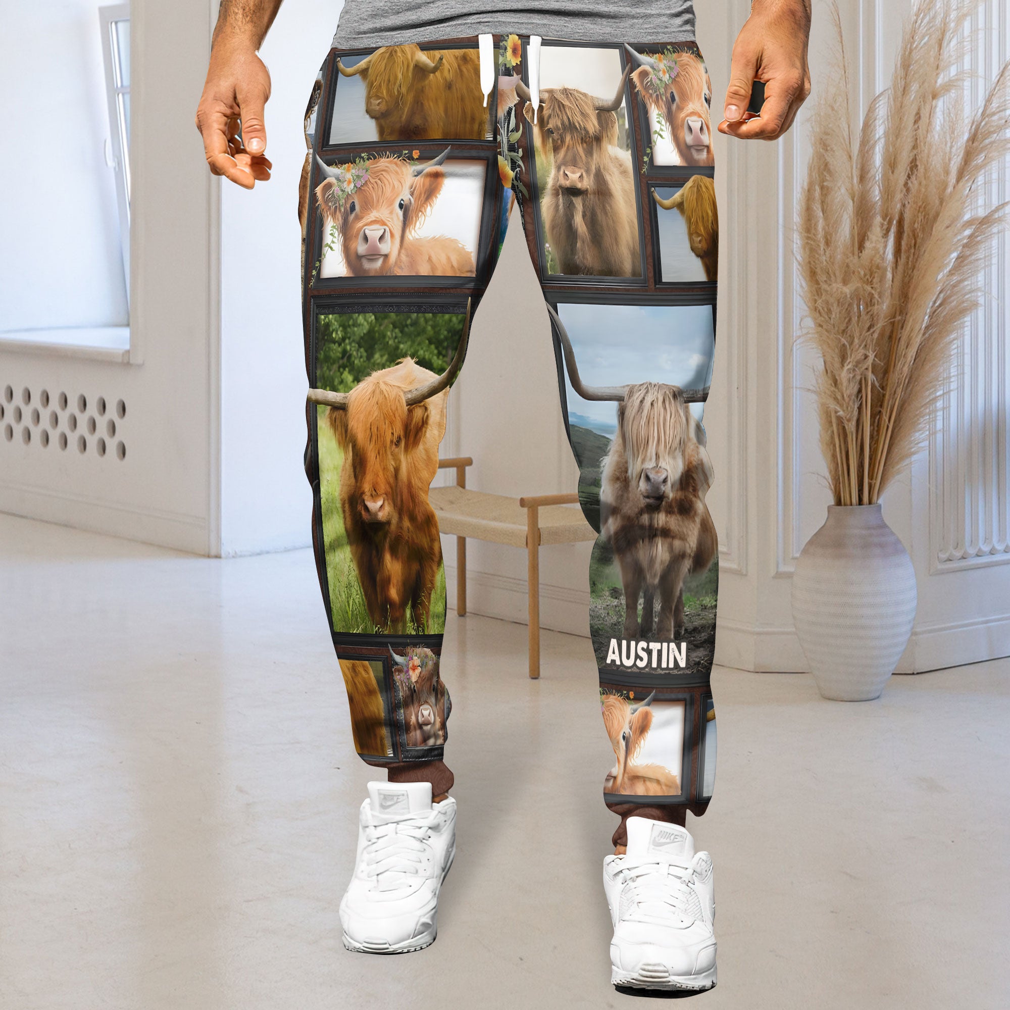 Personalized Gifts For Highland Cow Lover Sweatpants 022qhti311224 - Shorts and Pants - GoDuckee