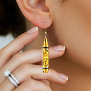 Teacher Earrings - Personalized Gifts For Teachers 01nati040725 - Earrings - GoDuckee